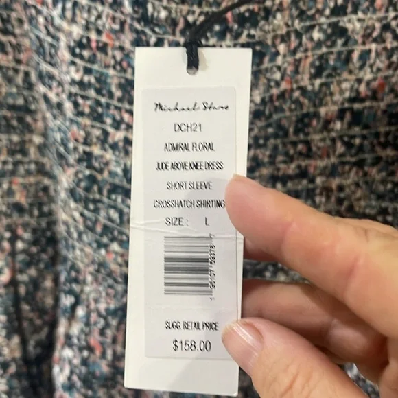 Michael Stars Floral Smocked Dress - Picture 3 of 4